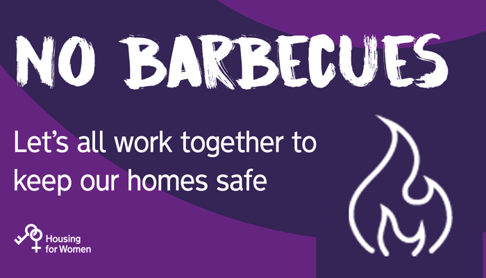 logo for No BBQs, please! 