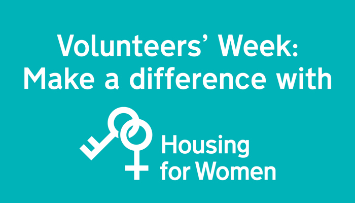logo for Volunteers' Week: How you can make a difference with Housing for Women 